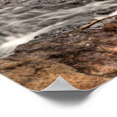 メグンティクック滝、メイン州カムデン ポスター (角)