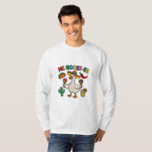 メグースタおもしろいメキスペインのシカ Tシャツ (正面フル)