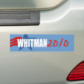 メグ・ホイットマン バンパーステッカー (車上)