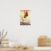 メゲヴフランスヴィンテージ旅行 ポスター (キッチン)