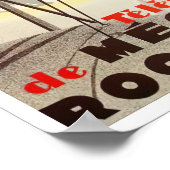 メゲヴフランスヴィンテージ旅行 ポスター (角)