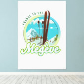 メゲーブフランスキーロゴ キャンバスプリント (インサイチュ (ウッドフロア))