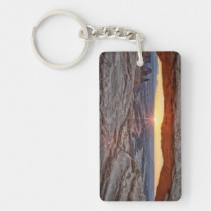 メサのアーチ、Canyonlandsの国立公園の日の出 キーホルダー