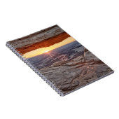 メサのアーチ、Canyonlandsの国立公園の日の出 ノートブック (右側)