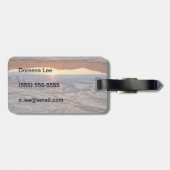 メサのアーチ、Canyonlandsの国立公園の日の出 ラゲッジタグ (裏面横)