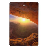 メサのアーチ、Canyonlandsの国立公園 ミニクリップボード (裏面)