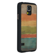 メサの層I CarvedメープルGalaxy S5スリムケース (右)