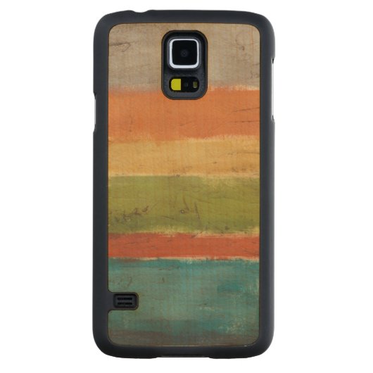 メサの層I CarvedメープルGalaxy S5スリムケース (裏面)