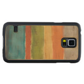 メサの層I CarvedメープルGalaxy S5スリムケース (正面(横))