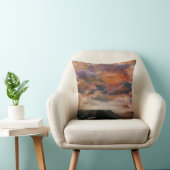 メサの装飾用クッションの飛んでいる上に赤尾のタカ クッション (椅子)