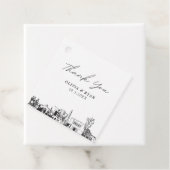 メサアリゾナランドマークス結婚式の引き出物ラベル フェイバータグ (インサイチュ)