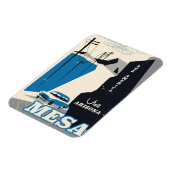 メサアリゾナヴィンテージスタイル旅行ポスター マグネット (左側)