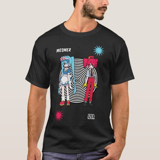 メサザーボーカロイドソングデザイン Tシャツ (正面)