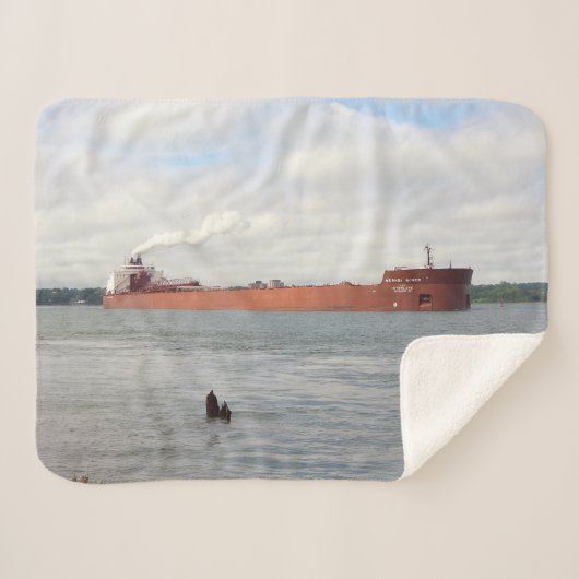 メサビマイナーシェルパ毛布 シェルパブランケット (正面(横))