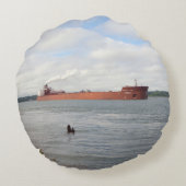 メサビマイナー丸い枕 ラウンドクッション (裏面)