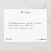 メサペガサス ポストカード (裏面)