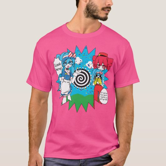 メサライザー初音ミクとカサンテト Tシャツ (正面)