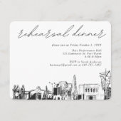 メサリハーサル招待状エンクロージャカード エンクロージャーカード (正面)