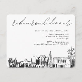 メサリハーサル招待状エンクロージャカード エンクロージャーカード