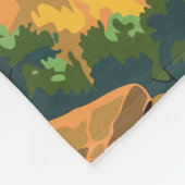 メサヴェルデナショナルパークイラストレーショントラベルアート フリースブランケット (角)