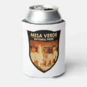 メサヴェルデナショナルパークコロラドウォーターカラーバッジ 缶クーラー (缶裏面)