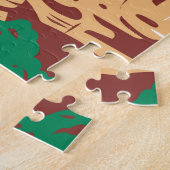 メサヴェルデナショナルパークコロラドカラフルヴィンテージ ジグソーパズル (側面)