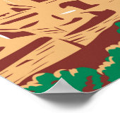 メサヴェルデナショナルパークコロラドカラフルヴィンテージ ポスター (角)