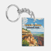 メサヴェルデナショナルパークコロラドクリフハウス キーホルダー (正面左)