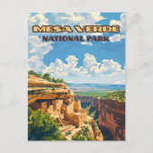 メサヴェルデナショナルパークコロラドクリフハウス ポストカード (正面)