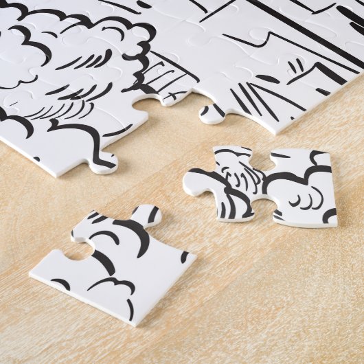 メサヴェルデナショナルパークコロラドヴィンテージ ジグソーパズル (側面)