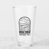 メサヴェルデナショナルパークコロラドヴィンテージ タンブラーグラス (正面)