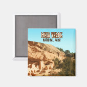 メサヴェルデナショナルパークコロラド マグネット (正面/裏面)