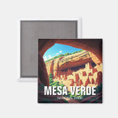 メサヴェルデナショナルパークコロラド マグネット (正面/裏面)