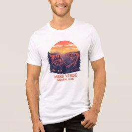 メサヴェルデナショナルパークヴィンテージキャニオンサンセット トライブレンドＴシャツ