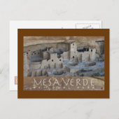 メサヴェルデナトルパークコロラドクリフパレス ポストカード (正面/裏面)