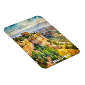 メサヴェルデ国立公園ウォーター絵画カラー マグネット (右側)