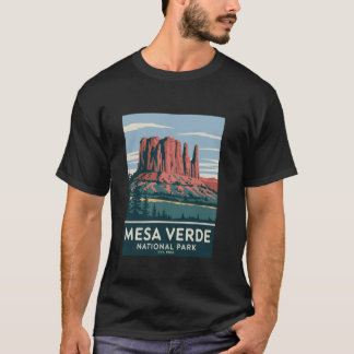 メサヴェルデ国立公園 ビンテージ キャンピング ハイキング メンズ Tシャツ