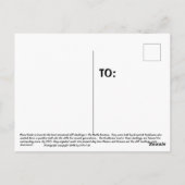 メサヴェルデ国立公園 ポストカード (裏面)