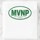 メサヴェルデ国立公園 楕円形シール (バッグ)