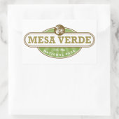 メサヴェルデ国立公園 長方形シール (バッグ)
