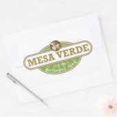 メサヴェルデ国立公園 長方形シール (封筒)