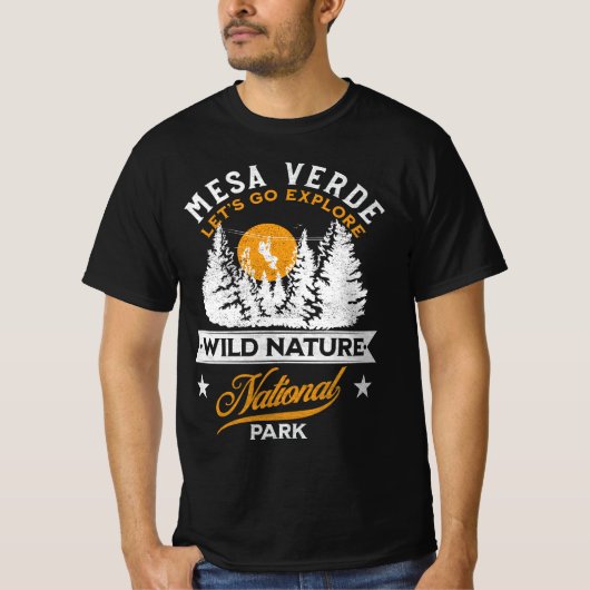 メサヴェルデ国立公園 Tシャツ (正面)