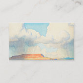 メサ上の雨, 1945メイナード・ディクソン 名刺 (正面)