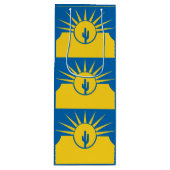 メサ国旗、アリゾナワイン抱き枕 ワインギフトバッグ (正面)