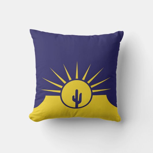 メサ国旗（アリゾナ、米国） クッション (正面)