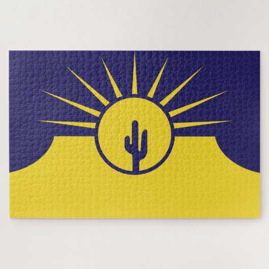 メサ国旗（アリゾナ、米国） ジグソーパズル (横)