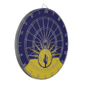 メサ国旗（アリゾナ、米国） ダーツボード (正面左)