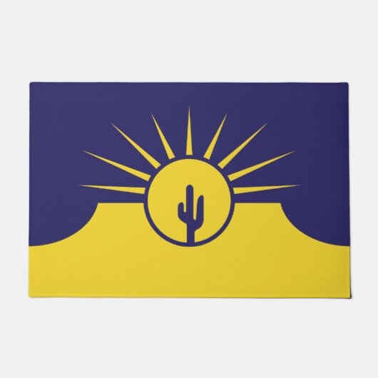メサ国旗（アリゾナ、米国） ドアマット (正面)