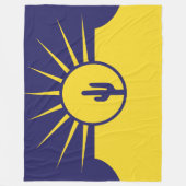 メサ国旗（アリゾナ、米国） フリースブランケット (正面)