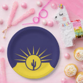 メサ国旗（アリゾナ、米国） ペーパープレート (パーティー)